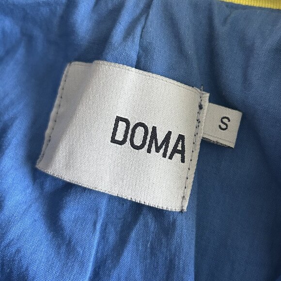 Doma Electric Blue Leather Jacket with Detachable Hood ALT ASO Clary Fray - Picture 10 of 14